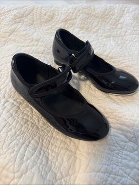 Black Patent Mary Jane Tap Shoes